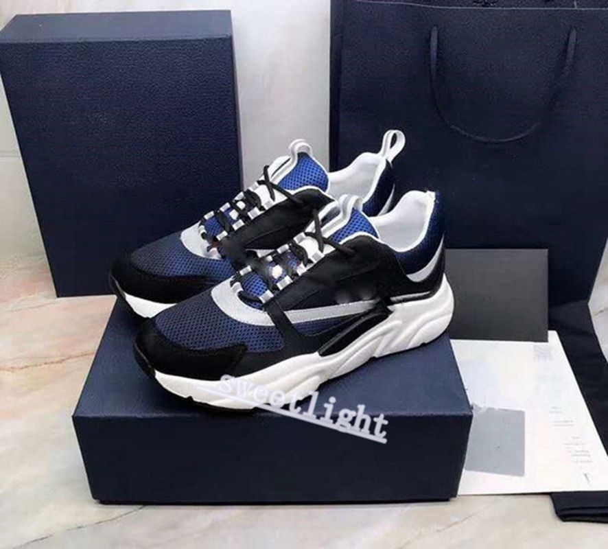Venda Por Atacado De BRAND Dior Sneakers 2021 Design B22 Sneakers Branco  Couro Calfskin Masculino E Mulher Plataforma Casual Sapatos Azuis Designer  Correndo A $525,99 | DHgate.Com
