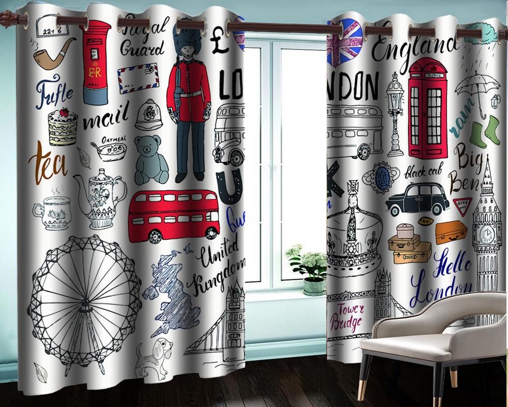 Curtain & Drapes 3d Cartoon Window Curtains Shower Drawing Living Room Bedroom Beautiful And Practical Blackout Curtain & Drapes 3d Cartoon Window Curtains Shower Drawing Living Room Bedroom Beautiful And Practical Blackout