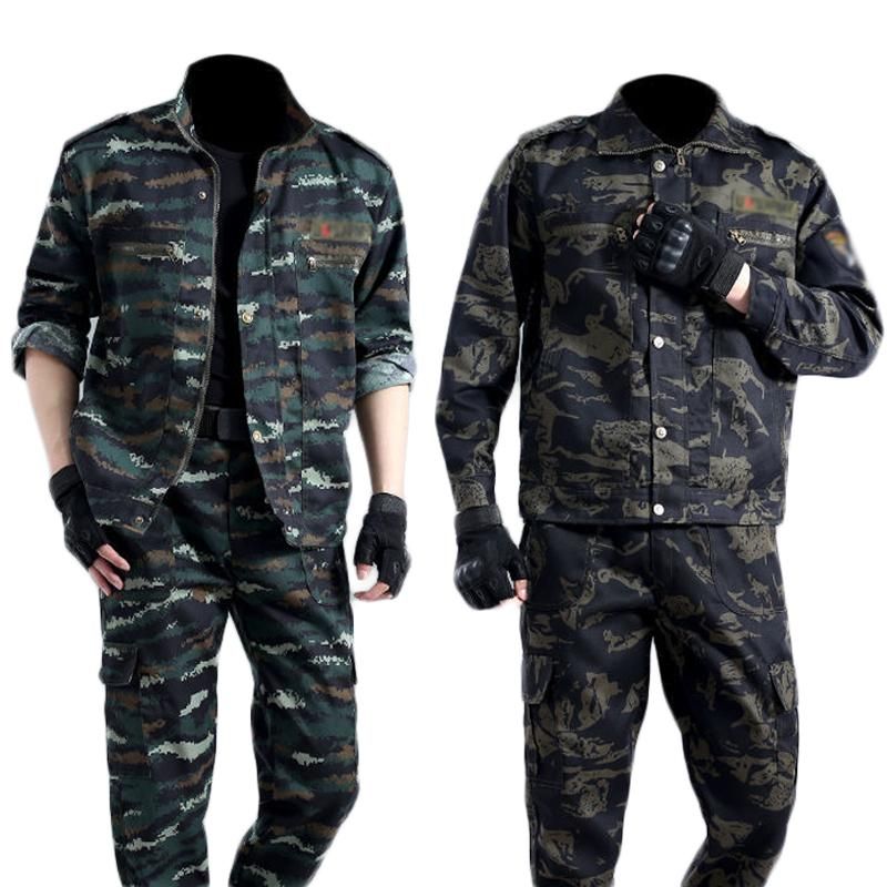Tactical Combat Uniform Shirt Pants Camouflage Uniform Suit Sets COS XXL 