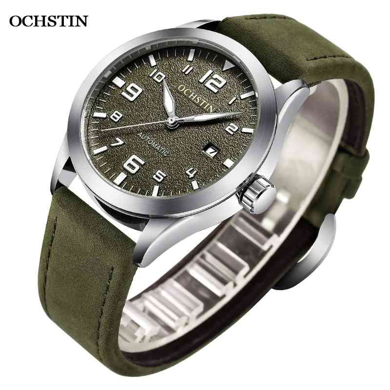 Montre-bracelet en cuir pour hommes, marque de luxe, chronographe Date  lumineuse OCHSTIN, montre d'affaires, à Quartz - AliExpress Montres
