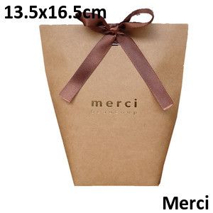 Brown Merci 13.5 * 16.5cm