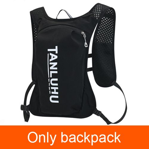 only black backpack