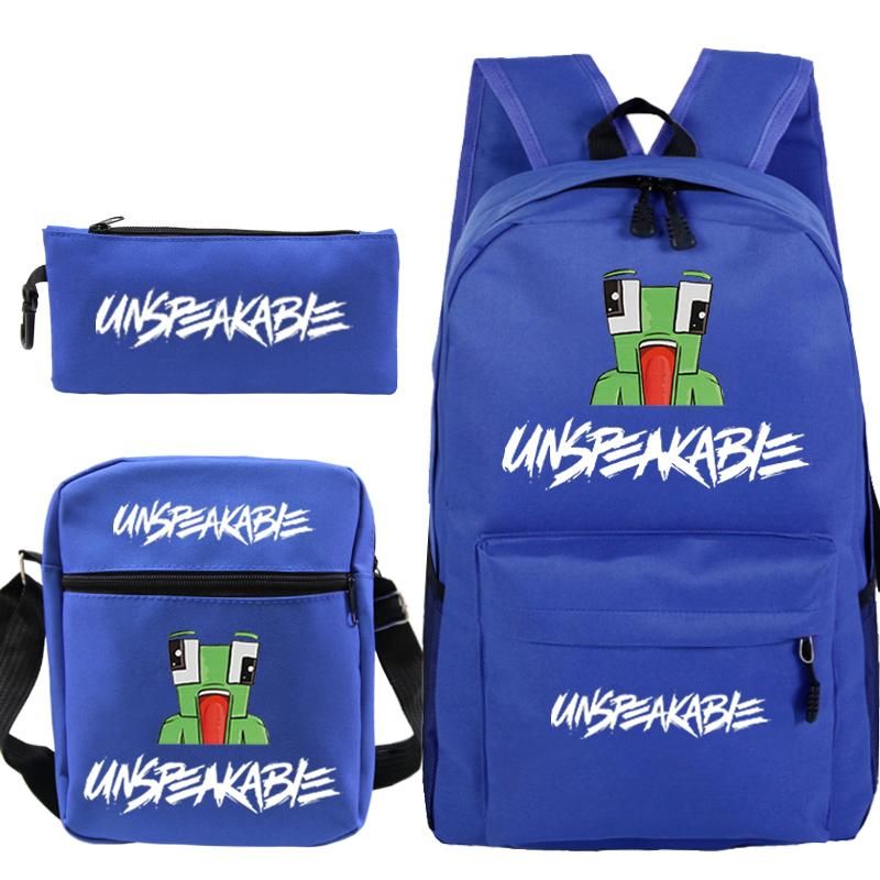 unspeakable backpack and lunchbox
