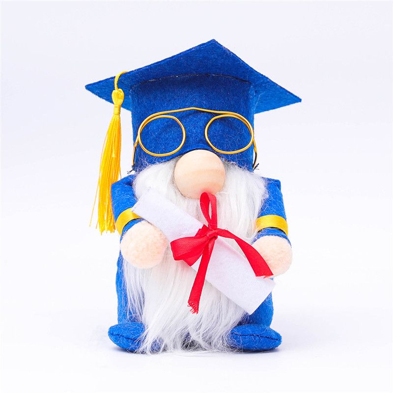 NUOBESTY Graduation Gnomes Plush Elf Dwarf Decorations Scandinavian Tomte Swedish Doll Ornaments Gifts for Graduation Party Favor