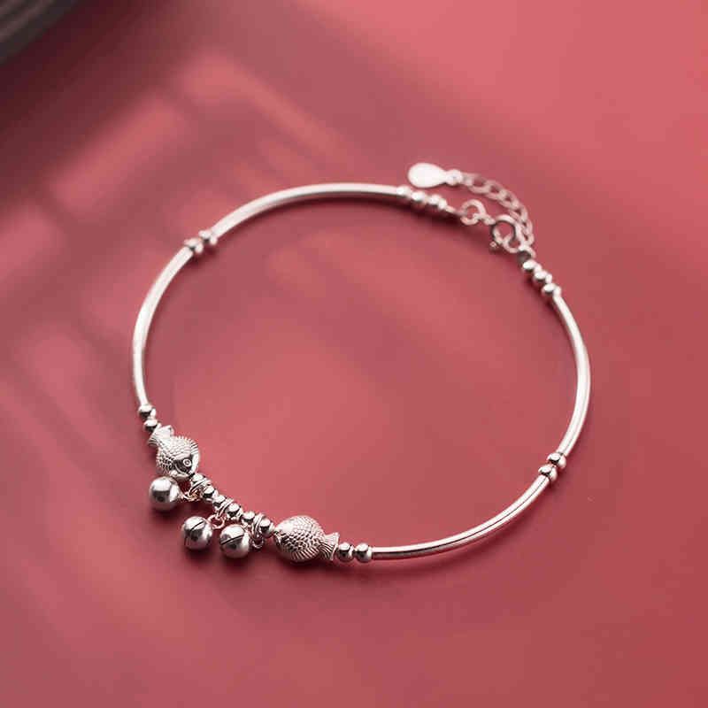 Fish Anklet-925 Sterling Silver