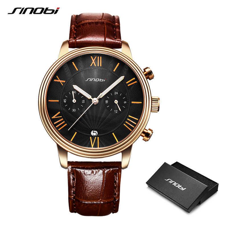 Black Dial Leather