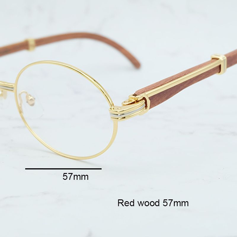 57mm Red Wood Gold