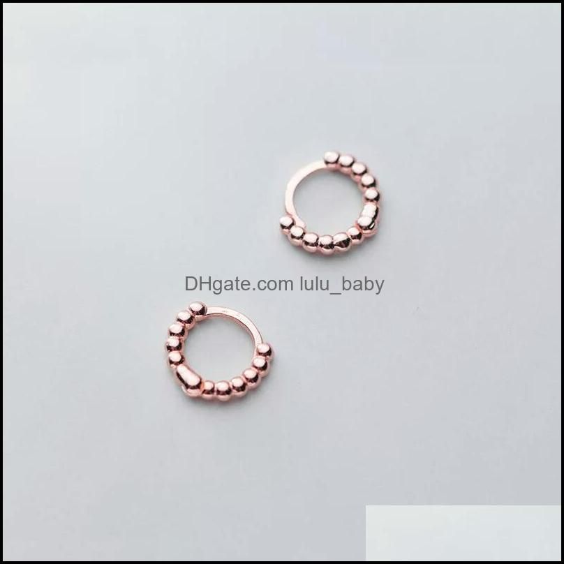 Rose Gold Color 10mmx6.5mm 1Pair