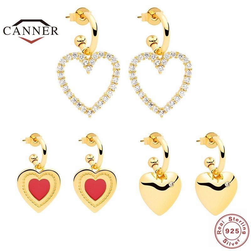 Canner Luxury 925 Pendientes De Plata Esterlina Pendientes Canner Luxury 925 Pendientes De Plata Esterlina Pendientes