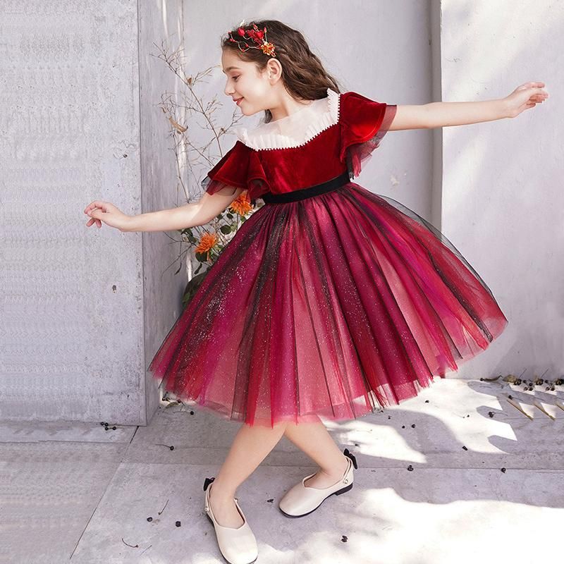 Compra Vestidos De Niña 2021 Carnaval De Verano Vestido Rojo Tutu Niña  Niños Para Niñas Ropa Vestido Fiesta Boda Princesa Elegantes Disfraces  Barato | Entrega Rápida Y Calidad | Es.Dhgate