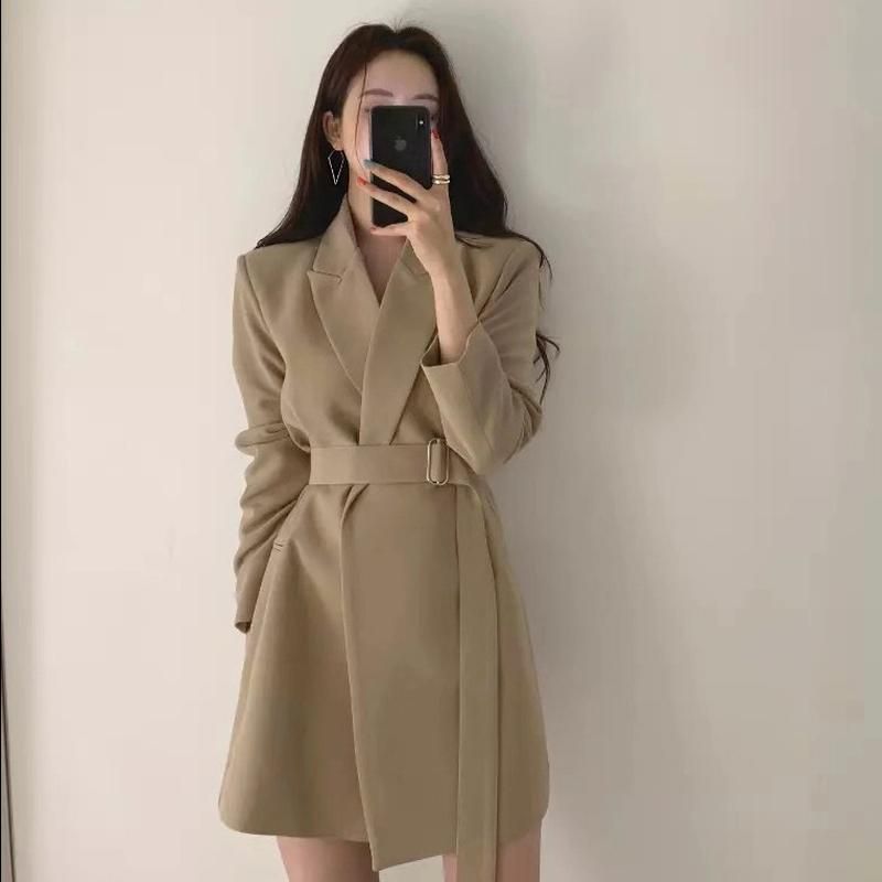Compra Moda Coreana Elegante Casual Oficina Blazer Mujeres 2021 Sólidos  Fóses Libres Vibane Lady Trabajo Ropa Formal Ropa Trajes De Mujer Blaze  Barato | Entrega Rápida Y Calidad | Es.Dhgate