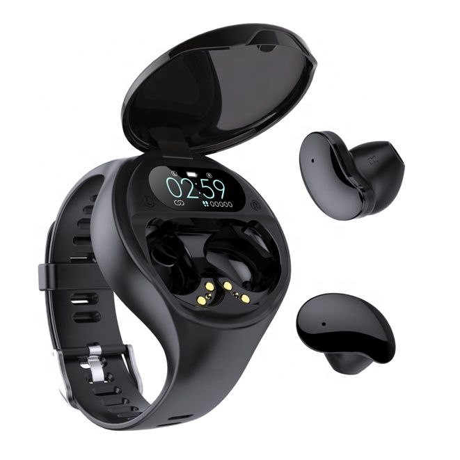 Suministro Al Por Mayor Auricular De Reloj Inteligente De Fábrica 2 En 1  Con Pulsera Inteligente Auriculares Portátiles BT 5.0 Con Audífonos De Reloj  Inteligente De Phgate, 62,44 € | Es.DHgate.Com
