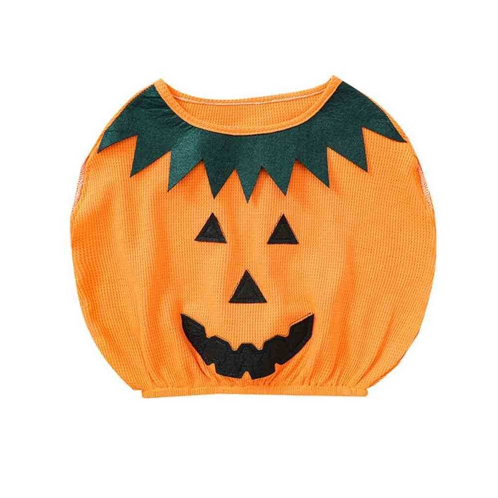 Acheter Pas Cher Nouveau Ne Bebe Toddlers Costune De La Citrouille Halloween Costume Enfants Performance De Maquillage Pull Top Top Gaufre En Coton Sans Manches Globalement Cosplay Vetements G866ofg Du 5 86