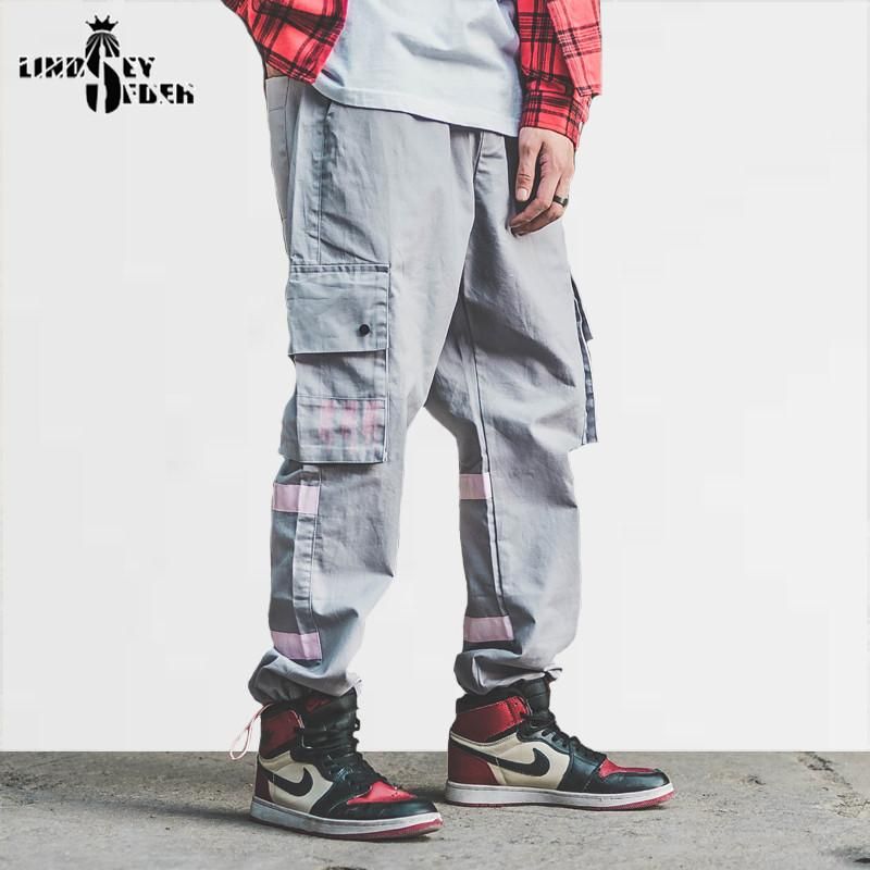 Compra Pantalones Para Hombres Mens De Carga Bomberos Reflectantes Moda  Hipster Joven Todos Los Partidos Hiphop Streetwear Harajuku Pantalones De  Pantalones Pantalones Barato | Entrega Rápida Y Calidad | Es.Dhgate