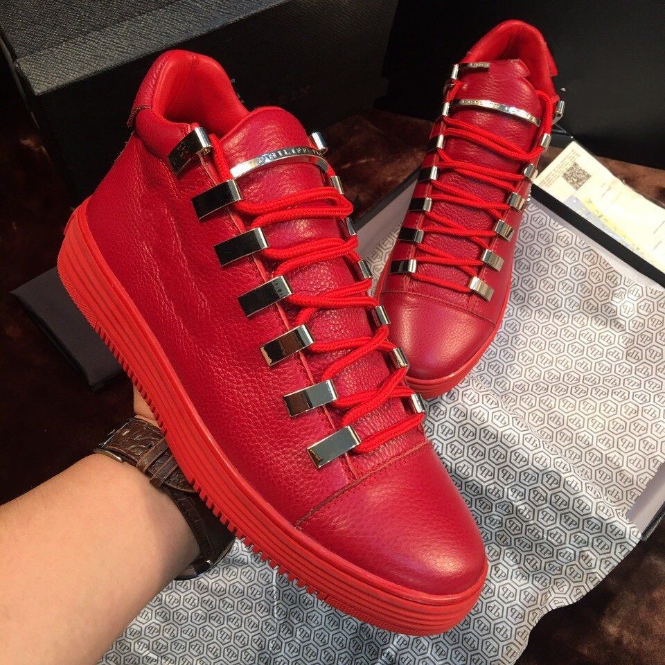 Zapatos rojos de Tenis para Hombre de Philipp Plein | FASHIOLA.mx