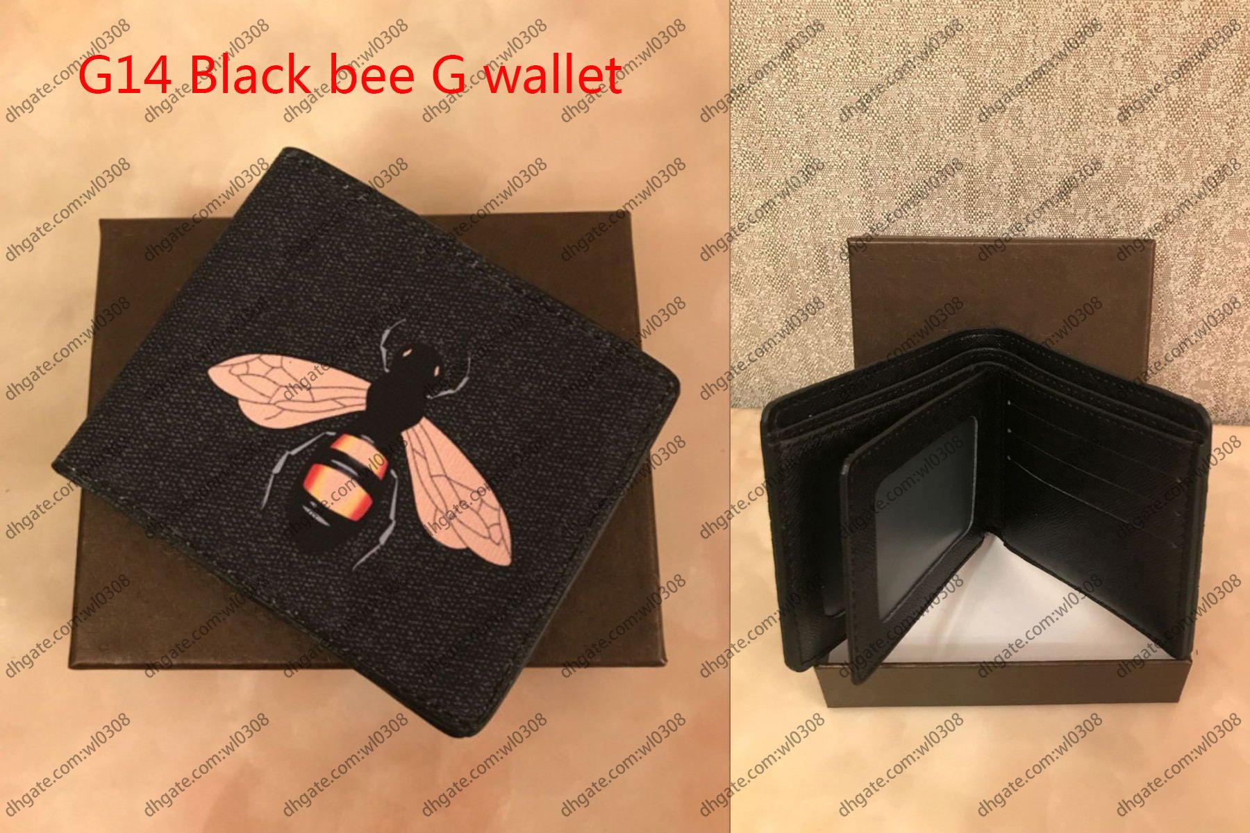 G14 Portefeuille G abeille noir
