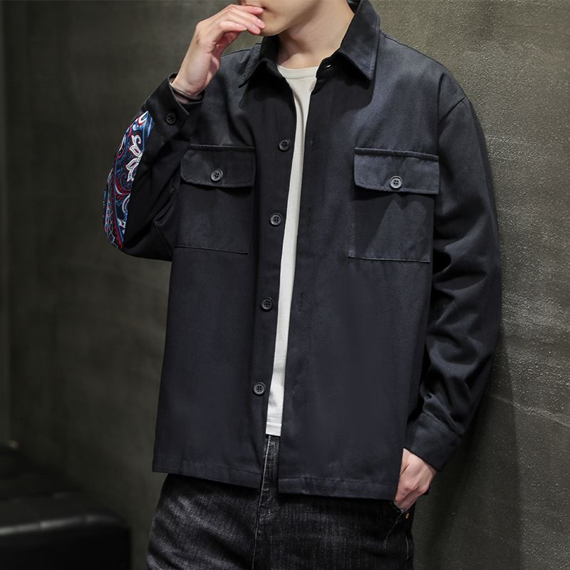 Compra Venta De Diseñadores Chaquetas Abrigos Para Hombre Daily Daily Tide  Tide Marca Chaqueta De Carga Para Hombre Estilo Chino Imprimir Patchwork  Outwear Black Plus Tamaño M 5XL Barato | Entrega Rápida