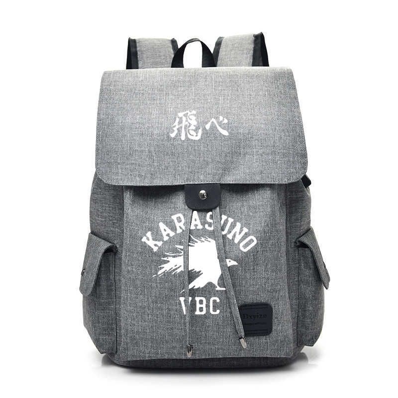 Anime Haikyuu Karasuno Backpack Laptop Usb Charging Backbag Travel Daypacks  School Bookbag Mochila From Jumpmen03, $82.21