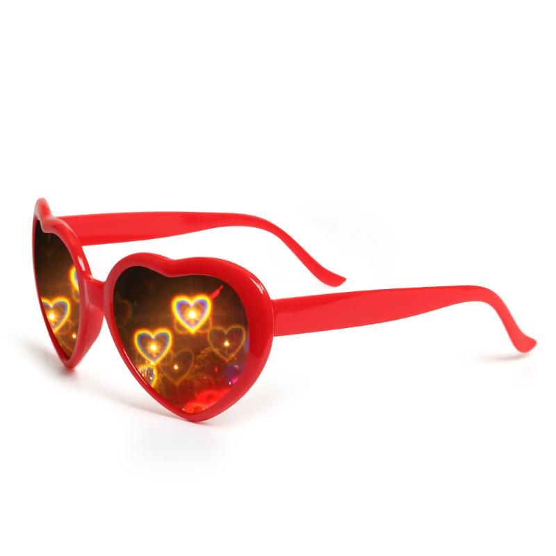 Compra Gafas 3D Forma De Corazón Marco Difracción Gafas Efecto 3D EDM  Estilo Arco Iris Raver Frieworks Para Wice FiestasFestivales Barato |  Entrega Rápida Y Calidad | DHgate Spain \u0026 Mexico
