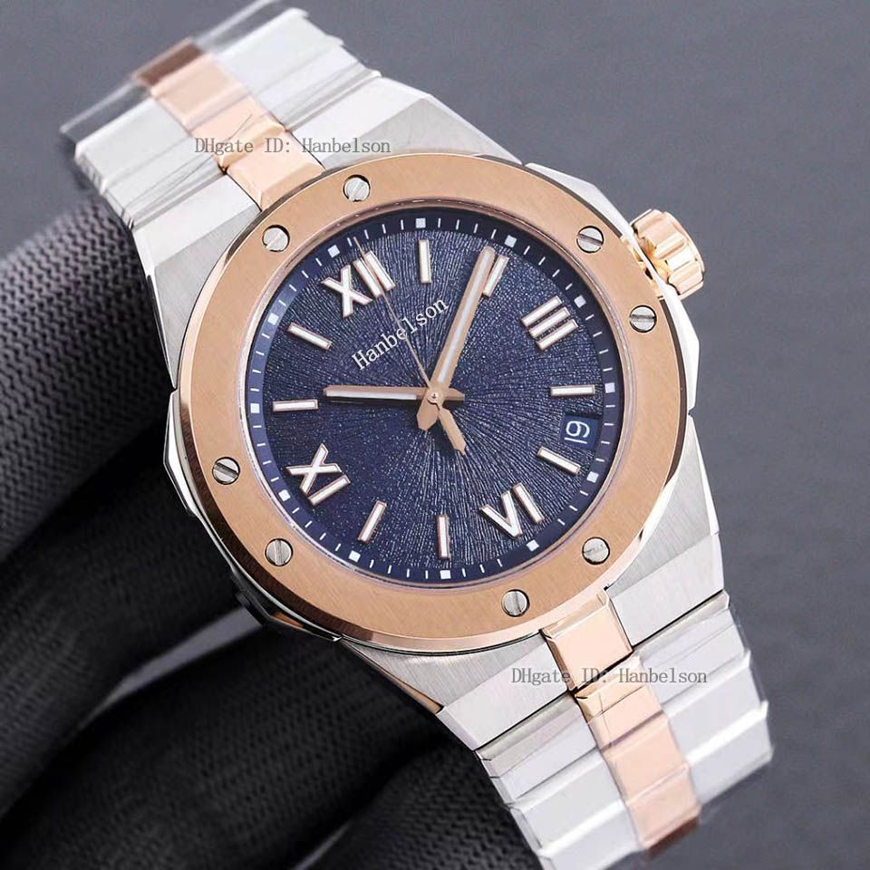 Two-tone rose gold (blue dial)