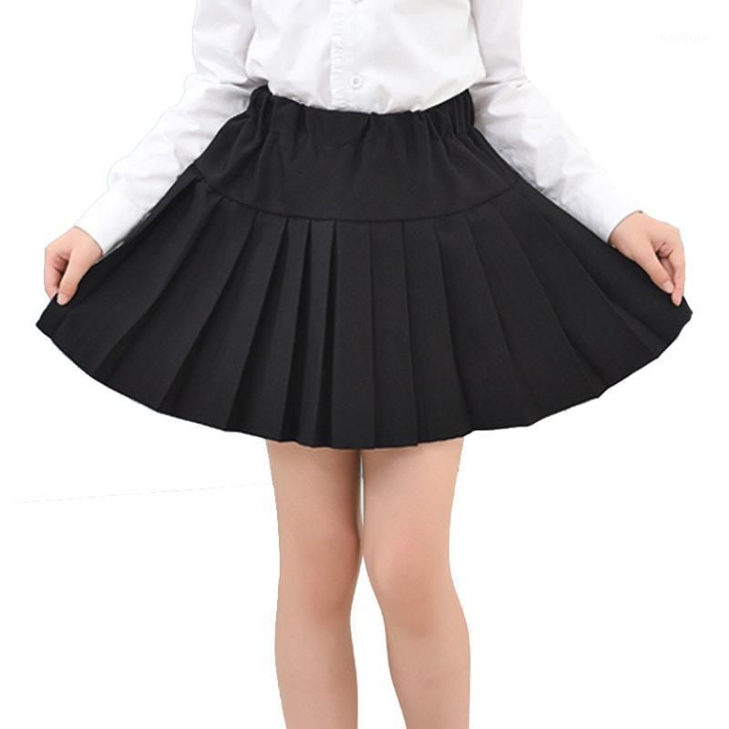 Faldas Chicas para adolescentes Uniforme Escolar Uniforme Sólido Mini Vestidos Mini Vestidos Preppy estilo