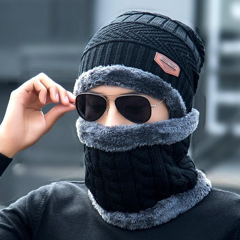 Acquistare Cappelli, Sciarpe Guanti Set Uomo Cappello Antivento Invernale  Gioventù Allaperto Moda Maglieria Lana Calda Spessa Our Cover E Collo Sciarpa  Uomo Due Pezzi Economico | Consegna Veloce E Qualità | It.Dhgate