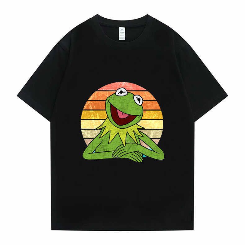 Divertido lindo rana anime camiseta verano hombres mujeres sueltas tshirt unisex casual vintage tees harajuku de Divertido lindo rana anime camiseta verano hombres mujeres sueltas tshirt unisex casual vintage tees harajuku de