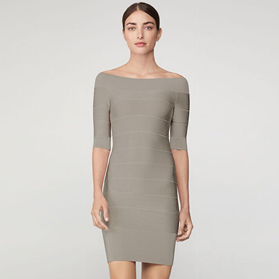 Grey Bandage Dress