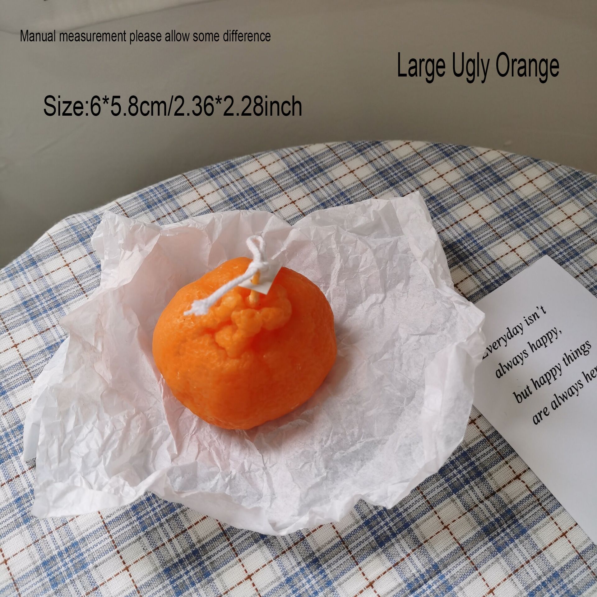 Große hässliche orange