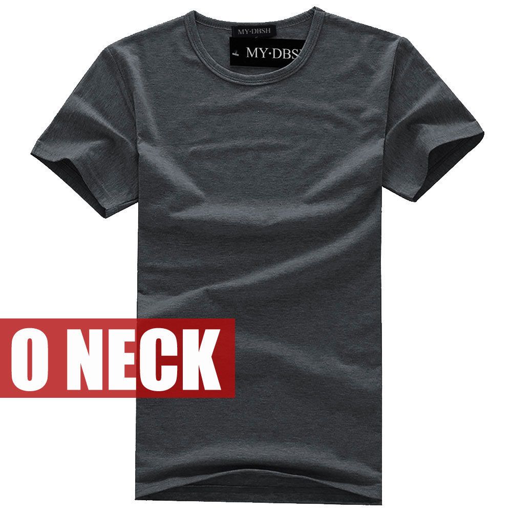 o Neck Dark Srey Grey