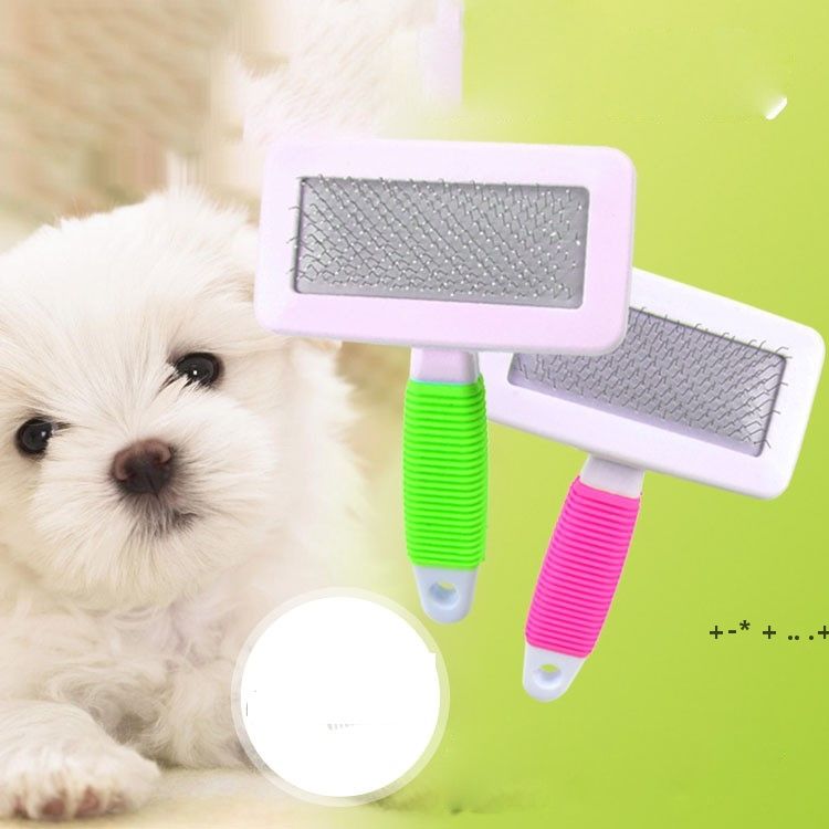 Dog Puppy Cat Pet Fur Shedding Grooming Trimmer Hair Brush Comb Slicker Tool US Dog Puppy Cat Pet Fur Shedding Grooming Trimmer Hair Brush Comb Slicker Tool US