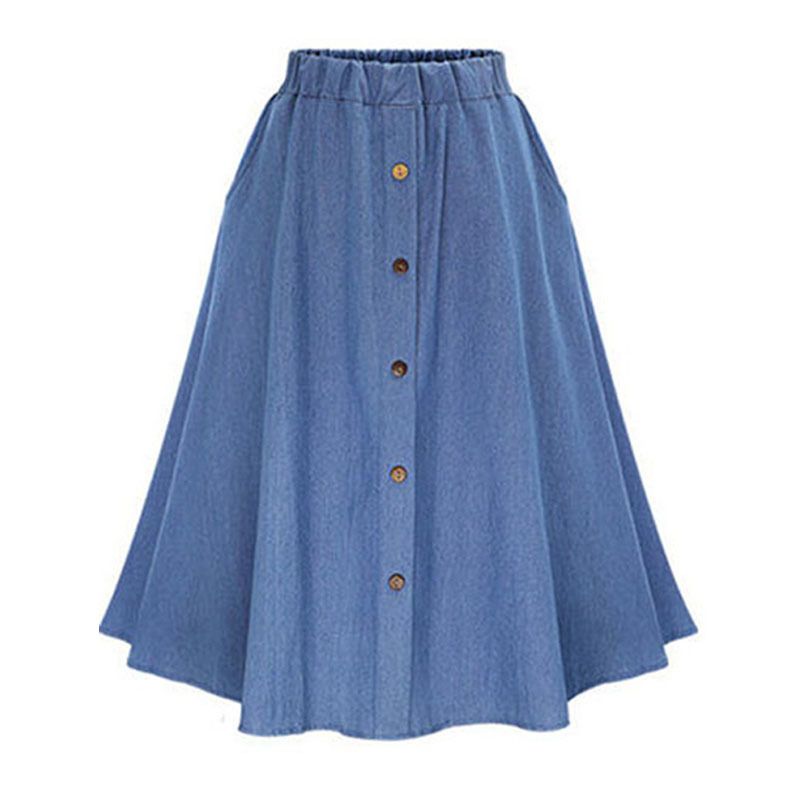 002-light Blue-skirt