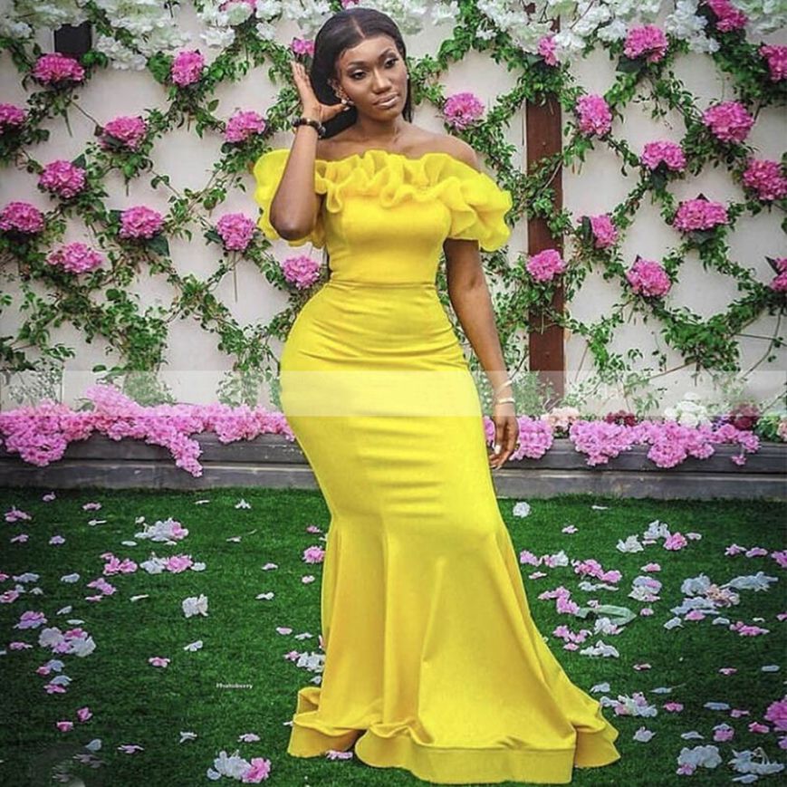 Off Shoulder Mermaid Bridesmaid Dresses 