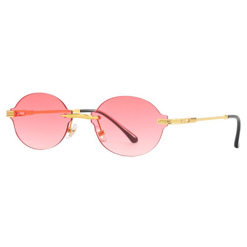 gold frame double pink