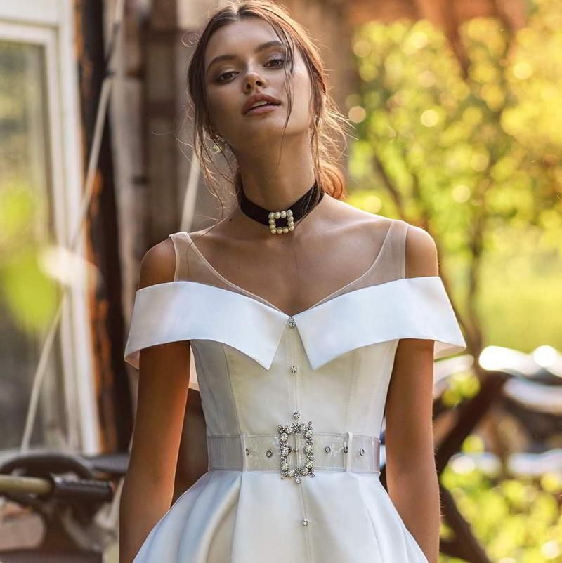 Fashion Elegant White Female Dress 