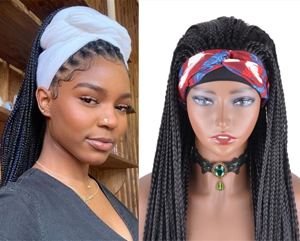 How To Wear A Headband With Box Braids