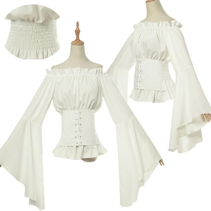 blusa estilo medieval