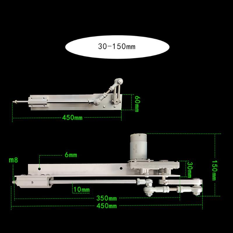 24V Motore Fai da te con Regolatore di Velocità Corsa 3-15cm DC24V, 45giri/min Attuatore Lineare a Ciclo Alternativo Motore telescopico Regolabile con Ingranaggio DC 12V 24V Motore Fai da te con Regolatore di Velocità Corsa 3-15cm DC24V, 45giri/min Attuatore Lineare a Ciclo Alternativo Motore telescopico Regolabile con Ingranaggio DC 12V