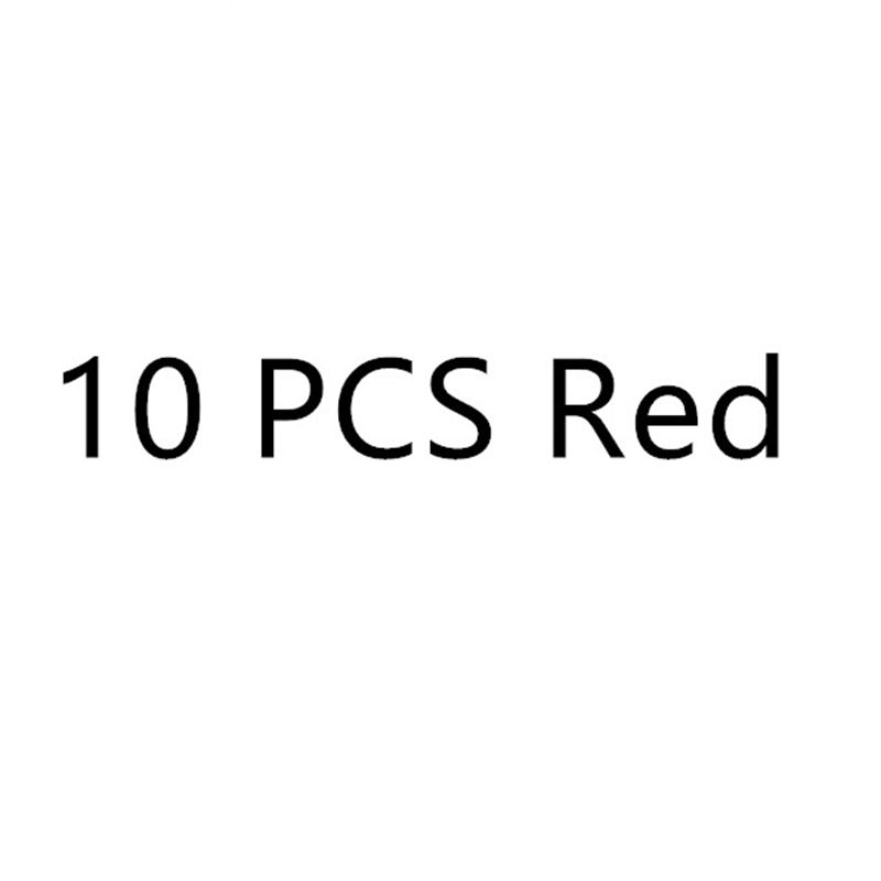 10 pcs rouges