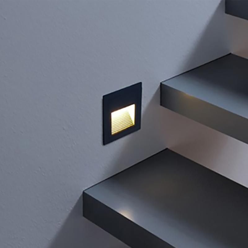 LED Stair Step Recessed Wall Light Outdoor Garden Waterproof In-Ground Lamp IP65 
