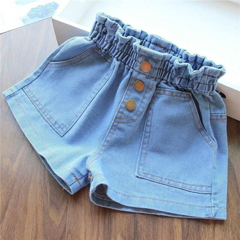 niños pantalones cortos para niñas moda chica niño pantalones cortos princesa jeans niños pantalones