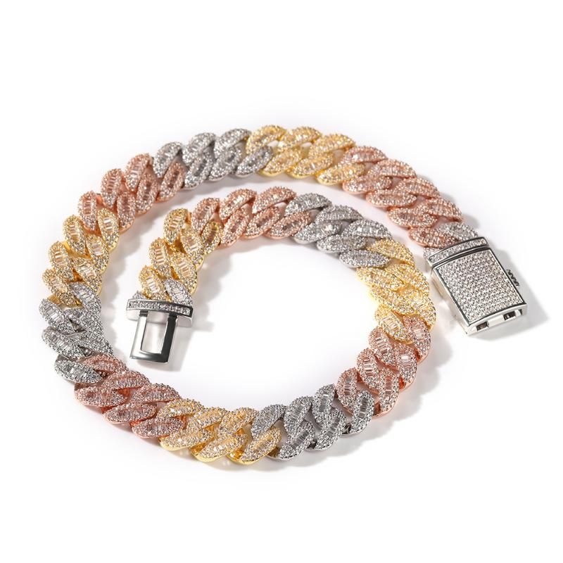 3 colors plated 7inch bracelet