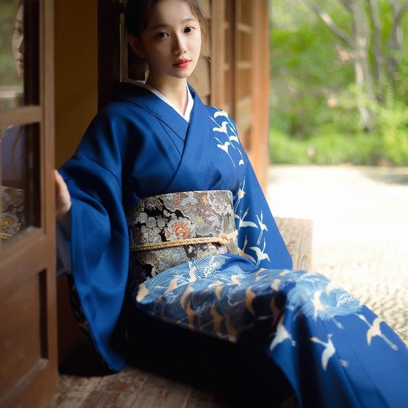 Compra Ropa Étnica Oriental Elegante Yukata Japón Japón Kimono Tradicional  Vestido Mujer Año Festival Obi Vintage Halloween Cosplay Disfraces Barato |  Entrega Rápida Y Calidad | Es.Dhgate