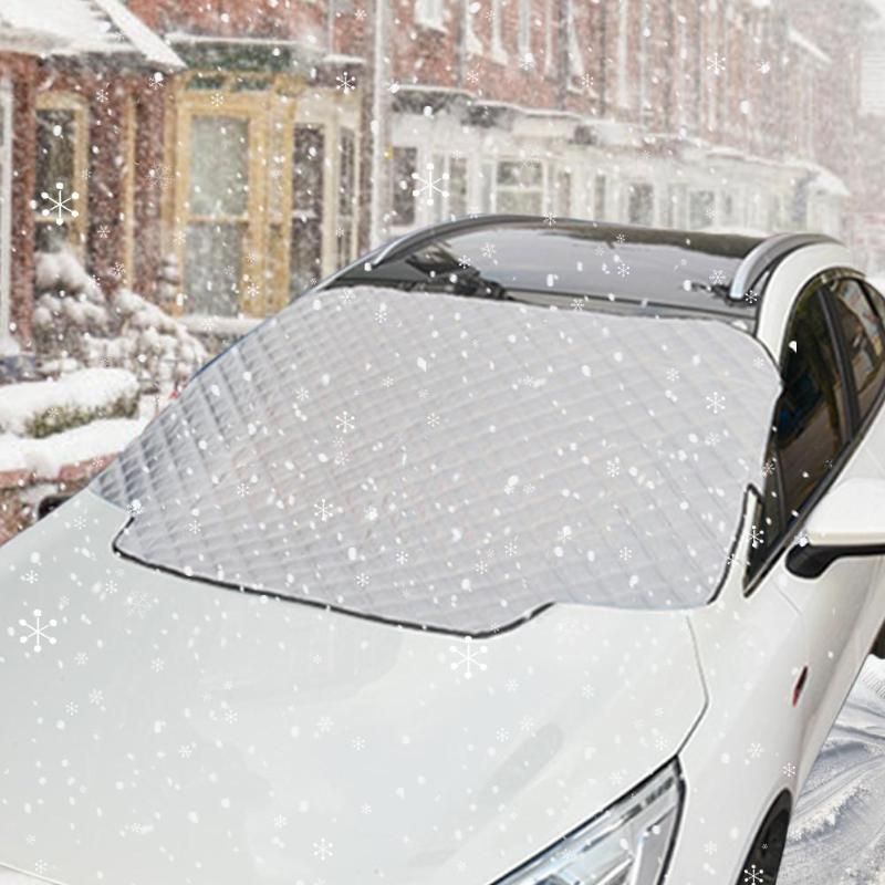 1pc Winter Car Windshield Snow Cover, Sun Shade Foldable Snow
