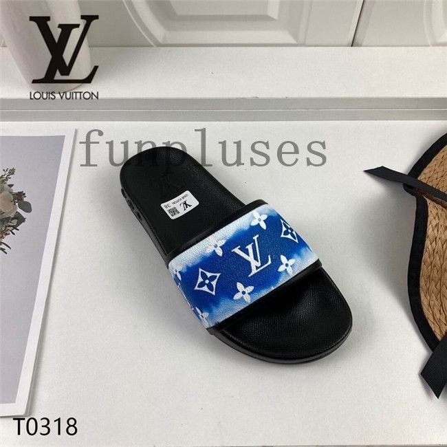LouisVuitton Louis Vuitton Slippers LV Brand Designer Slides For Men Women  Fashion Luxury Black White Red Flat Bottoms Sandals Slides 36 45 From  Brandshoes_factory, $73.17