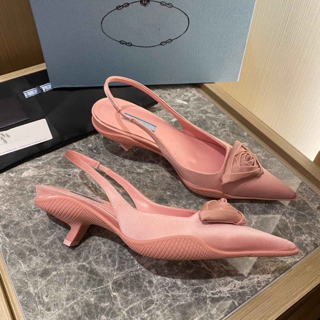 chaussure talon fleur