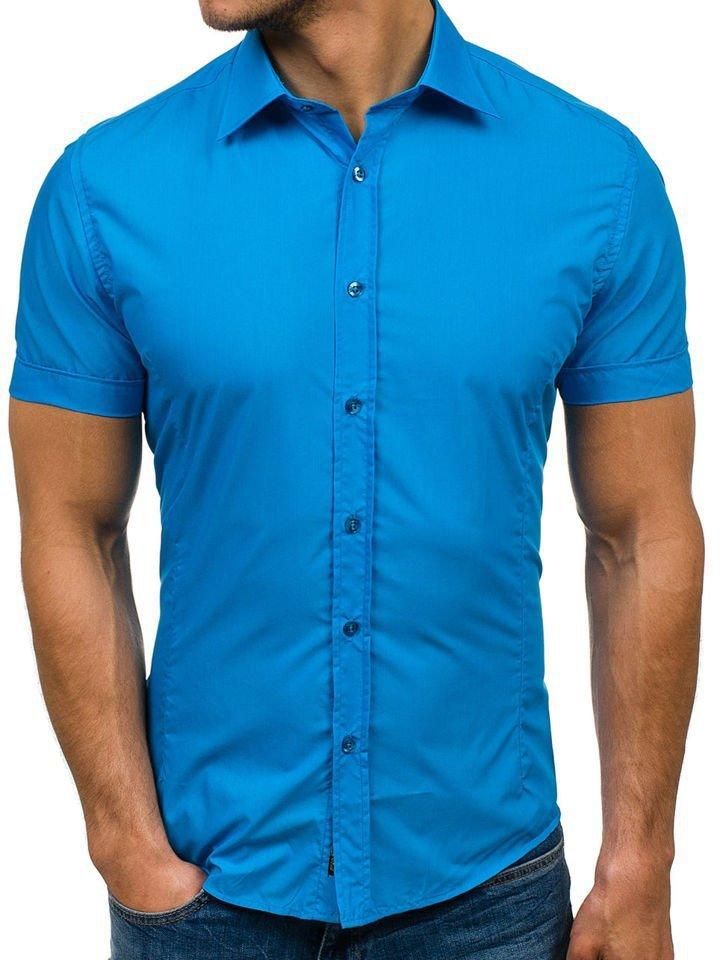 Camicia blu yadian