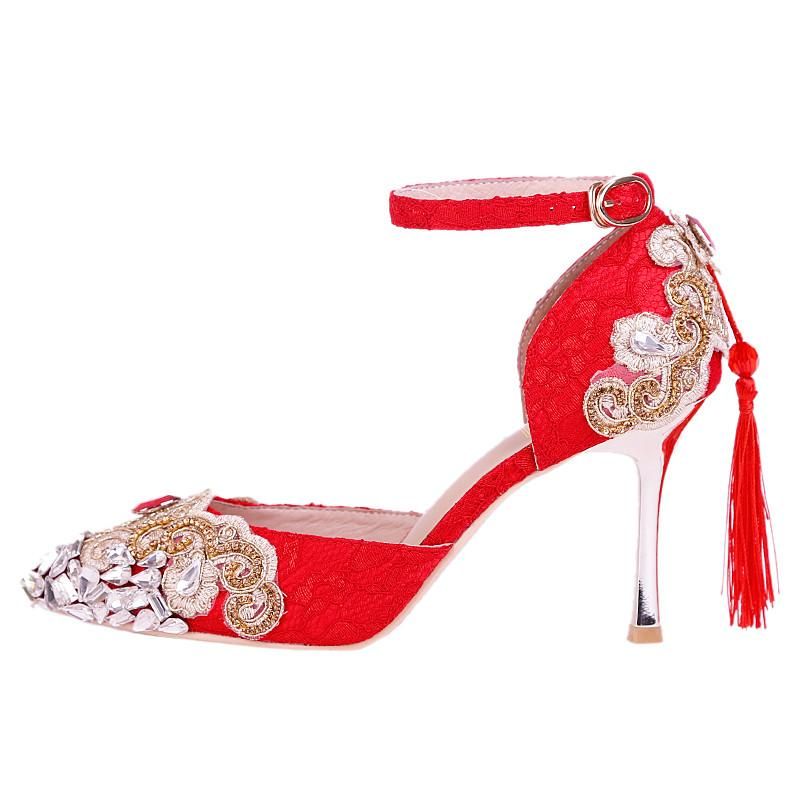 Red 9cm Heel