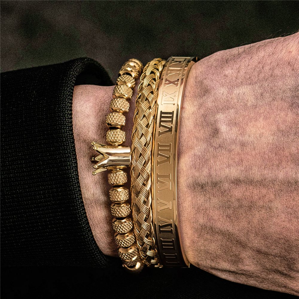 Hombres Joyas Pulseras Hombres Royal Pulseras Trajes Romanos Hombres Joyas Pulseras Hombres Royal Pulseras Trajes Romanos