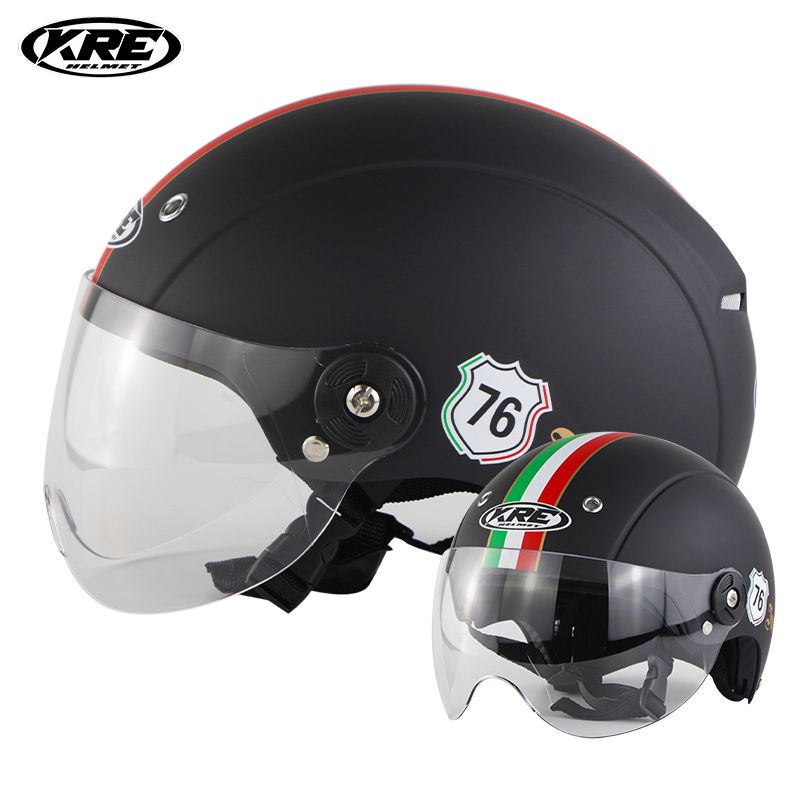 Acquistare Italia 76 Casco Nero Mezzo Viso Vespa Chopper Scooter Scooter  Elettrici Motociclisti Elettrici Motociclisti Dot ECE Approvato Economico |  Consegna Veloce E Qualità | It.Dhgate